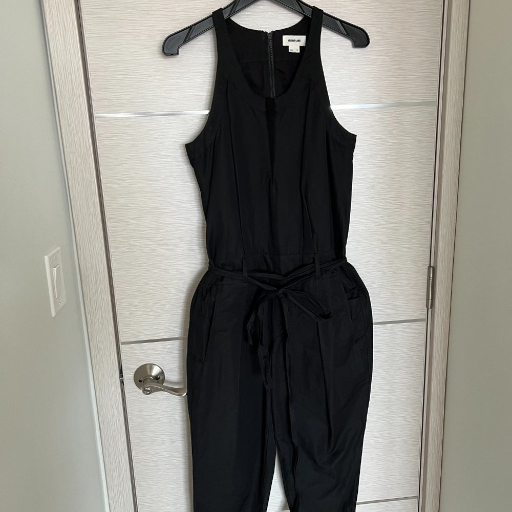 Helmut Lang Black Sleeveless Jumpsuit